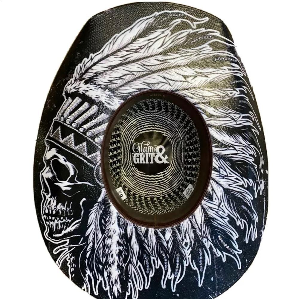 GLAM AND GRIT COWBOY HAT 6 3/4
